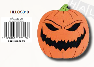 PIÑATA 50 CM - CALABAZA DE TERROR