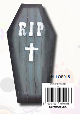 AFICHE DE 90 CM ESPUMAFLEX / RIP