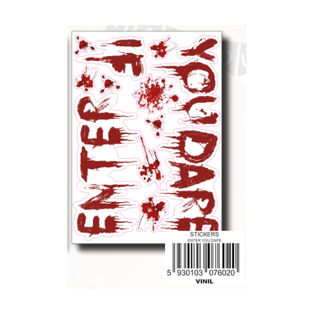 STICKER ENTER YOU DARE