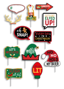 PROPS NAVIDEÑO RENO X12 PZAS.