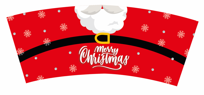 VASOS PLASTICOS PAPA NOEL X 12UNDS.