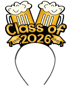 DIADEMA - JARROS DE CERVEZA CLASS OF 2026 / DORADO X1