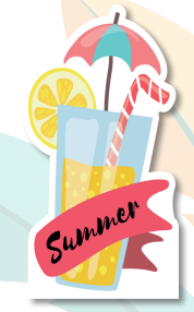 AFICHE KRAFT 60 CM - VASO SUMMER