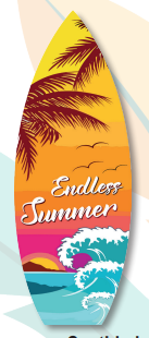 AFICHE PVC 60 CM - TABLA ENDLESS SUMMER