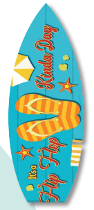 AFICHE PVC 60 CM - TABLA ZAPATILLAS