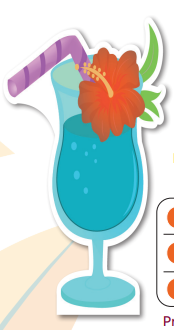 AFICHE MDF 90 CM - COPA COCTELERA