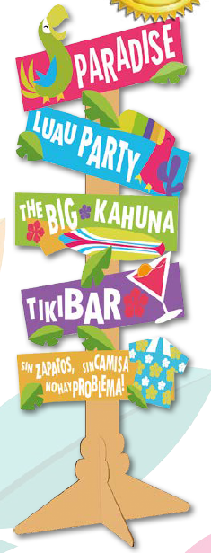 SEÑALETICA DE 1 MT - PARADISE