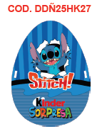 HUEVO KINDER ALCANCIA 17X5CM - STITCH.