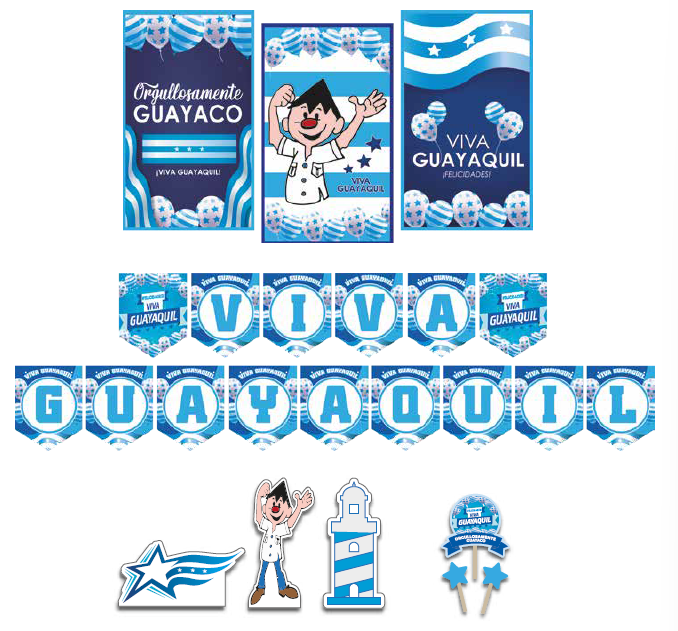 KIT DE PARED VIVA GUAYAQUIL