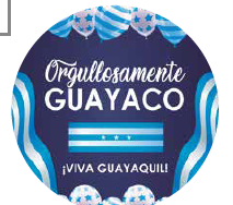 BACKING 60 CM PVC - ORGULLOSAMENTE GUAYACO