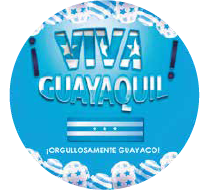 BACKING 60 CM PVC - VIVA GUAYAQUIL ORGULLOSAMENTE GUAYACO