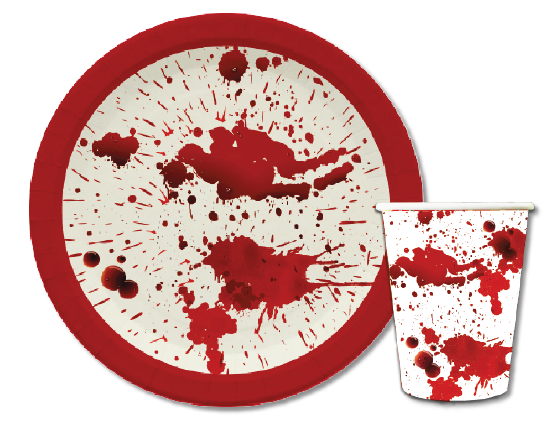 VASOS PLASTICOS SANGRE X 12UNDS