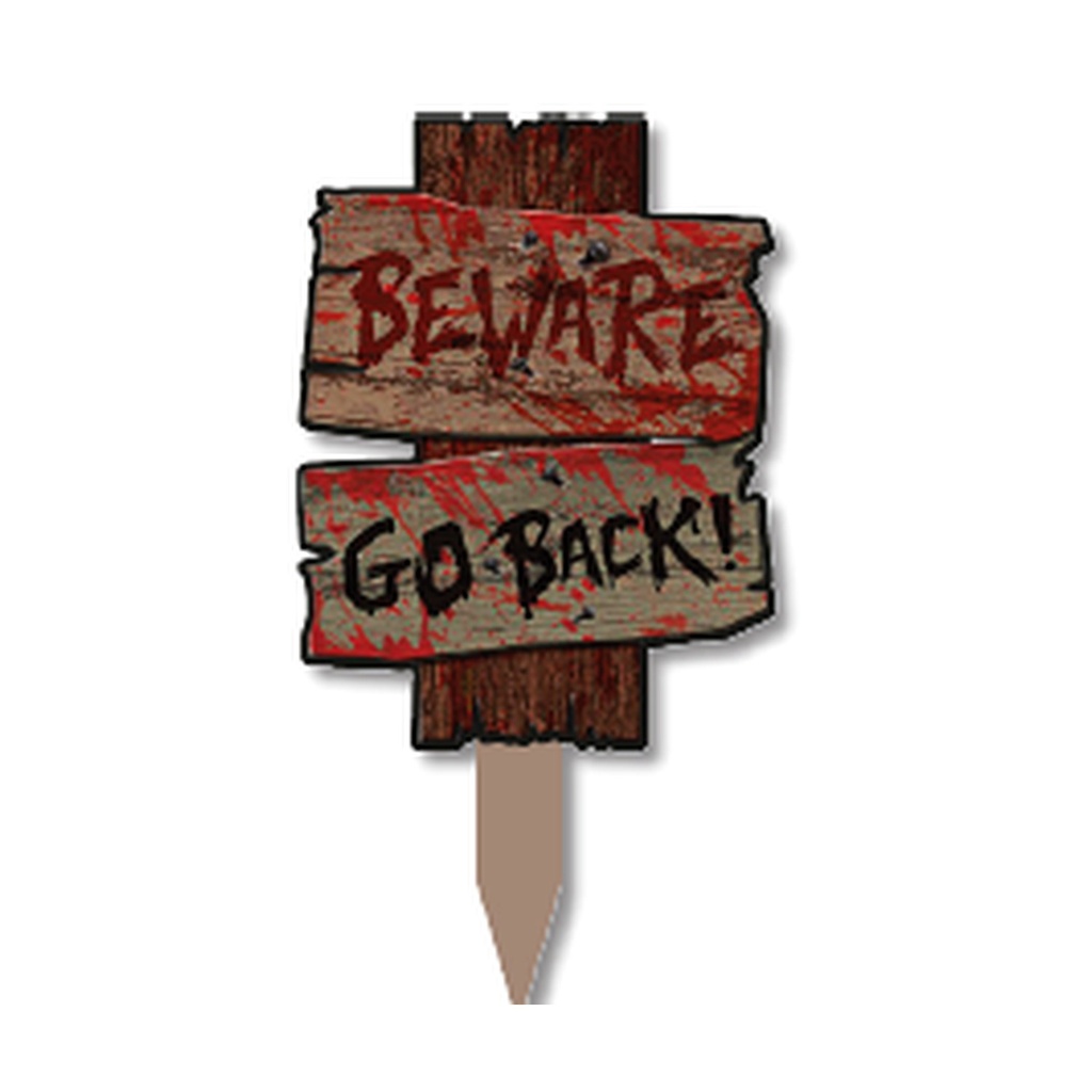 ESTACA PVC 60 CM - BEWARE GO BACK