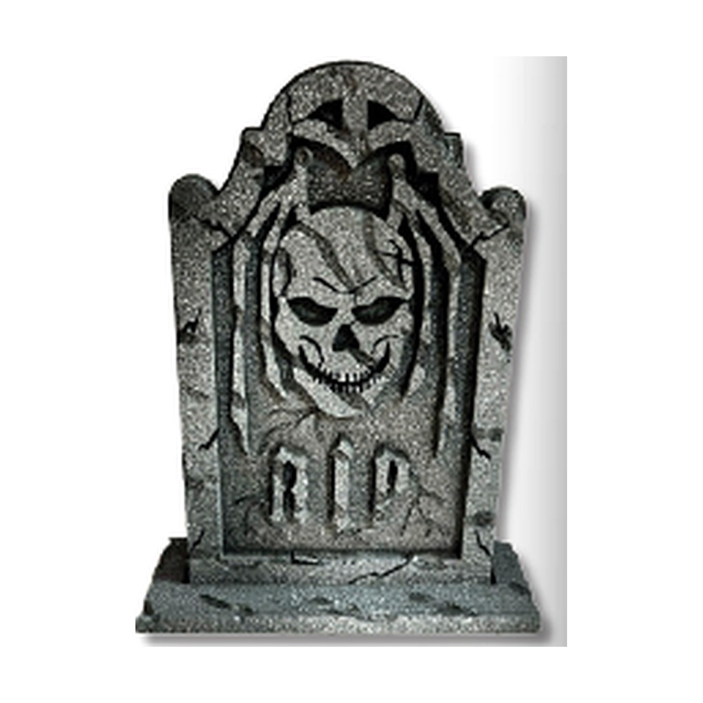 TUMBAS DE 40 CM ESPUMAFLEX - RIP CALAVERA MURCIELAGO / CLARO MOD B
