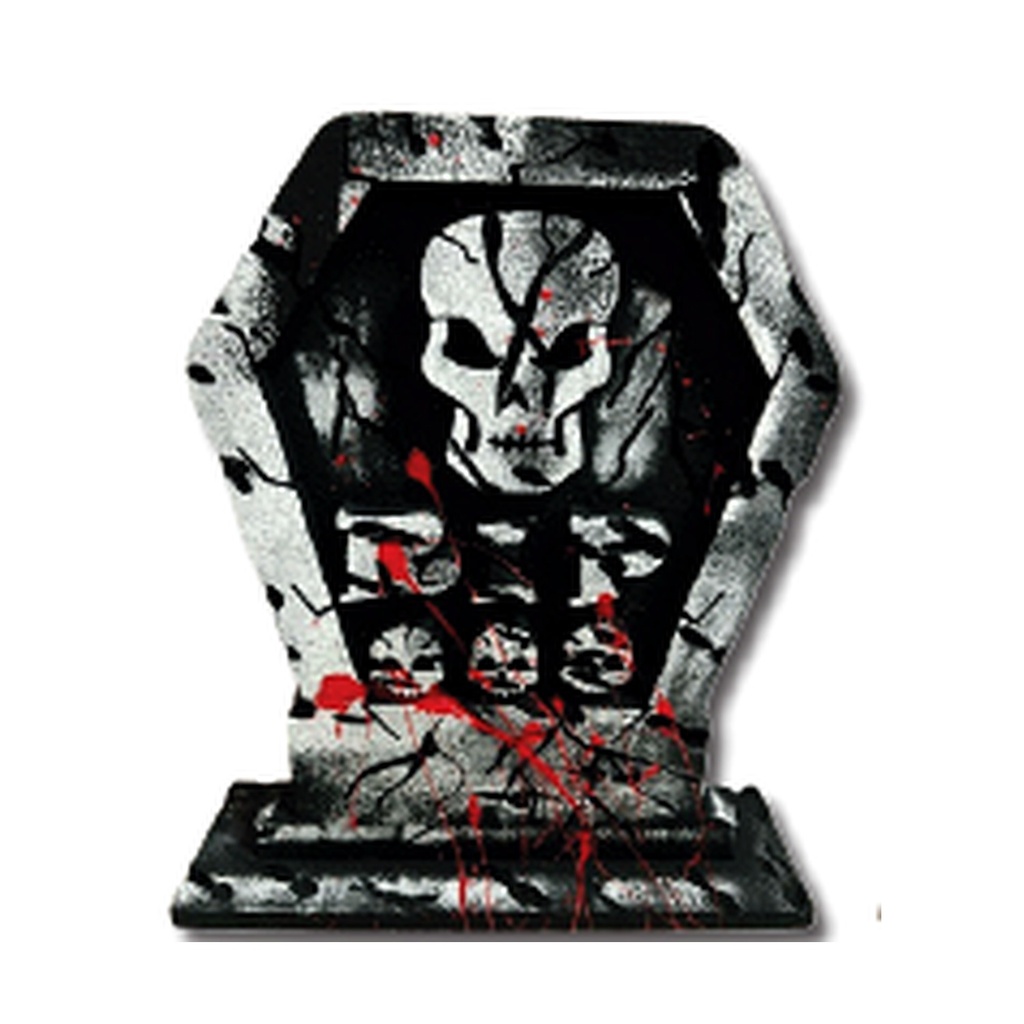 TUMBAS DE 40 CM ESPUMAFLEX - RIP CALAVERA / SANGRIENTO MOD A