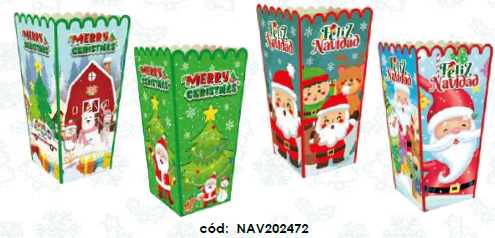 CANGUILERA MERRY CHRISTMAS POLAR / ARBOL / NOEL X12 UNDS