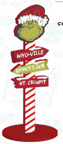 SEÑALETICA MDF 60CM - GRINCH