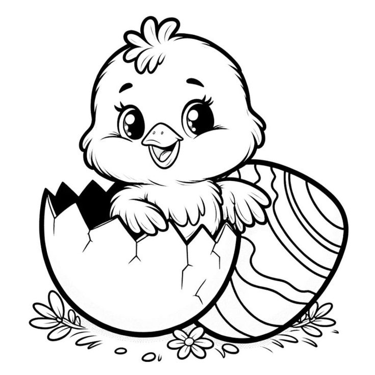 KIT PINTURA EN LIENZO 20x30 CM - HUEVO Y POLLITO EN EL CASCARON