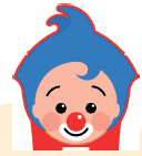 CAJA 11X11CM CON RELIEVE - PLIM PLIM PAYASO