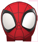 CAJA 11X11CM CON RELIEVE - CARA SPIDERMAN