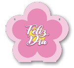 CAJA CON RELIEVE 11X11 CM MDF - FLORES / FELIZ DIA ROSA