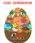 HUEVO KINDER ALCANCIA 17X5CM - CAPIBARA NIÑO