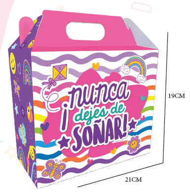 CAJA FELIZ JUMBO - NUNCA DEJES DE SOÑAR X1 UNIDS