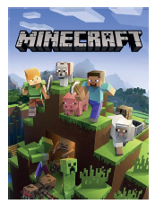 ALCANCIA RECTANGULAR 19.5X15 CM MDF NATURAL SENCILLO - MINECRATF M2