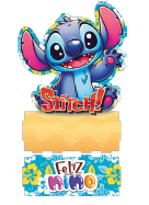 CAJA ESCENARIO MDF 15X15X6CM - STITCH AZUL