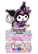 CAJA ESCENARIO MDF 15X15X6CM - KUROMI