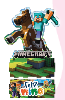 CAJA ESCENARIO MDF 15X15X6CM - MINECRAFT