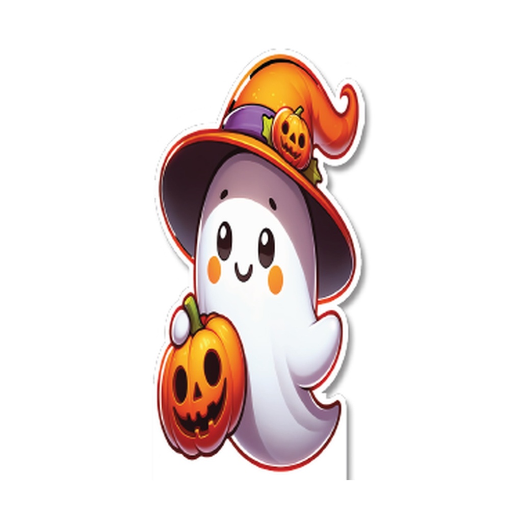 AFICHE 60 CM MDF - FANTASMA - CALABAZA