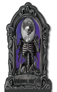 AFICHE 60 CM MDF - LAPIDAS - MOD2 - WELCOME MORTALS