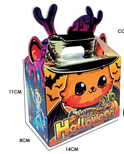 CAJA SORPRESA CON RELIEVE HAPPY HALLOWEEN 2025 X 10UNIDS.