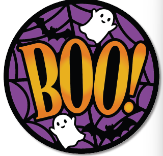 COLGANTES 40 CM MDF - BOO / TELARAÑA