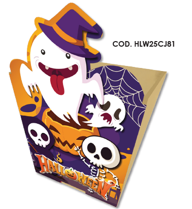 CAJA 11X11 CON RELIEVE - FANTASMA