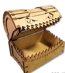 CAJA COFRE 13X8X10 CM - NATURAL