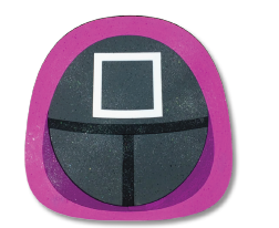 PIÑATA 50 CM - JUEGO DEL CALAMAR - CUADRADO