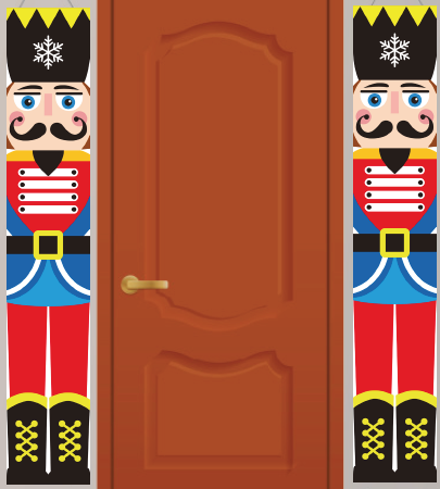 LONA DECORATIVA 150X26 CM - CASCANUECES X2 PZAS