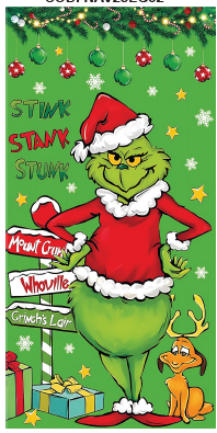 LONA DECORATIVA 50X100 CM - STINK STANK STUNK / GRINCH