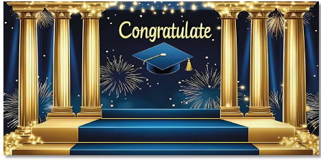 LONA DECORATIVA 50X100 CM - CONGRATULATE