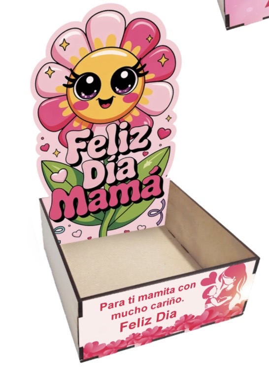 CAJA ESCENARIO MDF - PARA TI MAMITA