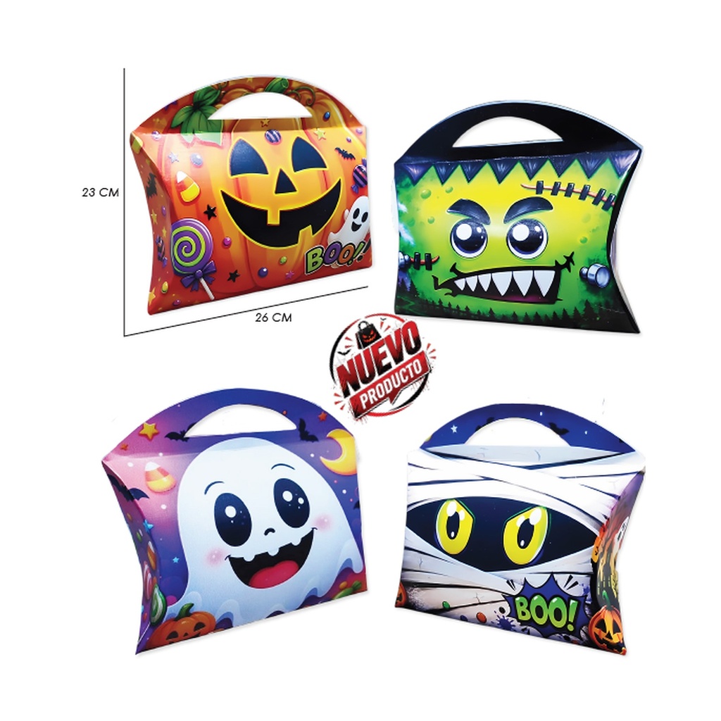 CAJAS SORPRESAS ALMOHADAS - HALLOWEEN X12 UNDS.