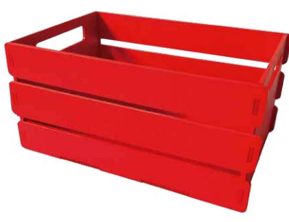 Caja MDF 23x18x9 cm Rectangular - Blanco