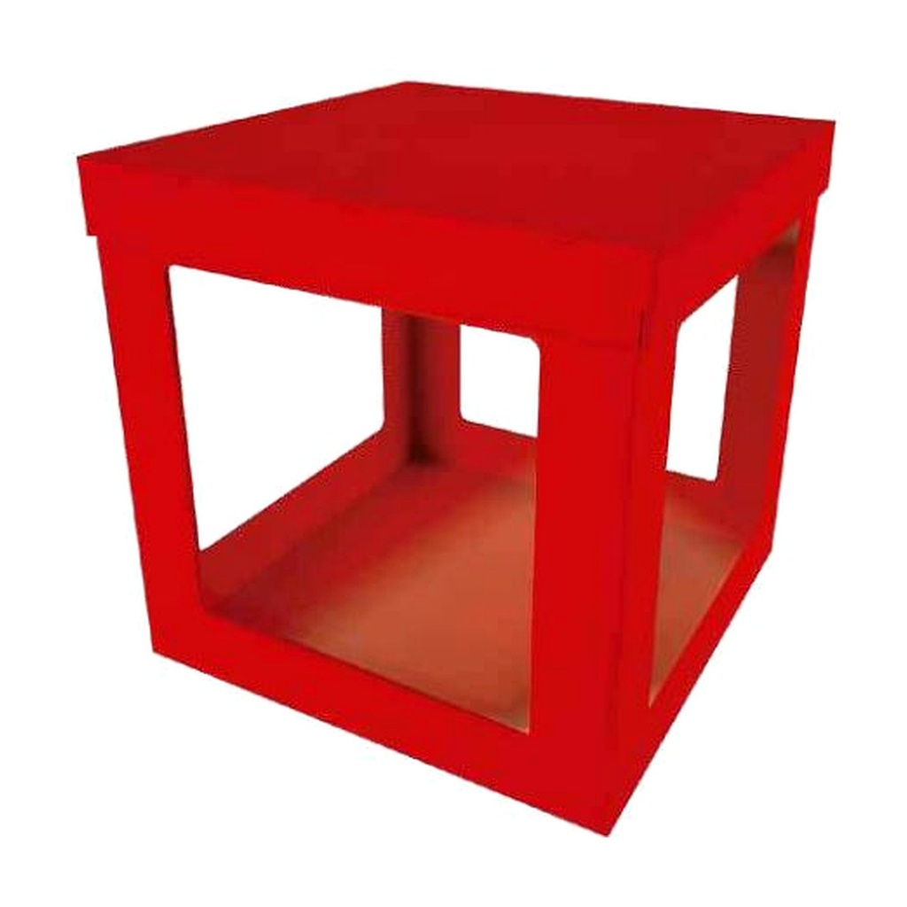 Caja MDF 25X25 CON ACETATO - Menta