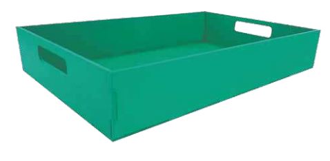 Bandeja MDF 30x20x7.5 cm - Oro Rosa