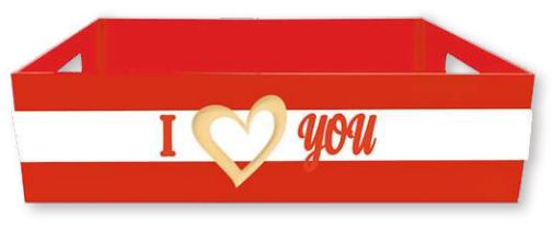 Bandeja MDF 30x20x7.5 cm con Frase - Menta