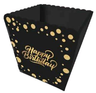 Cajas MDF 10x10 cm Happy Birthday 2 - Menta