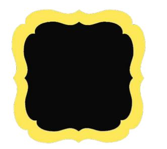 PIZARRA MDF 20X20 CON ONDAS - Amarillo