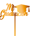 TOPPER MI GRADUACION CON BIRRETE